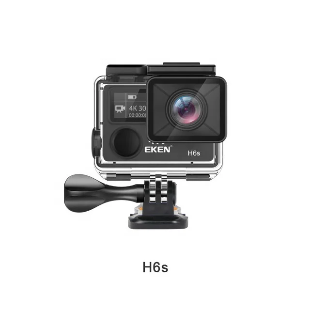 

In stock Original EKEN H6S Ultra HD 4k 30fps Action Camera with Ambarella A12 chip inside 30m waterproof EIS go sport camera pro