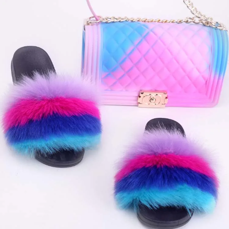 

Factory Direct Wholesale indoor fur slippers wool felt slippers womens Designer real wool fur slippers