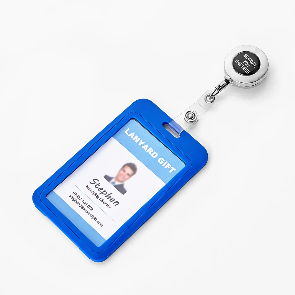 

Business Rigid Plastic Card ID Badge Cover For Sale, Ponetone color