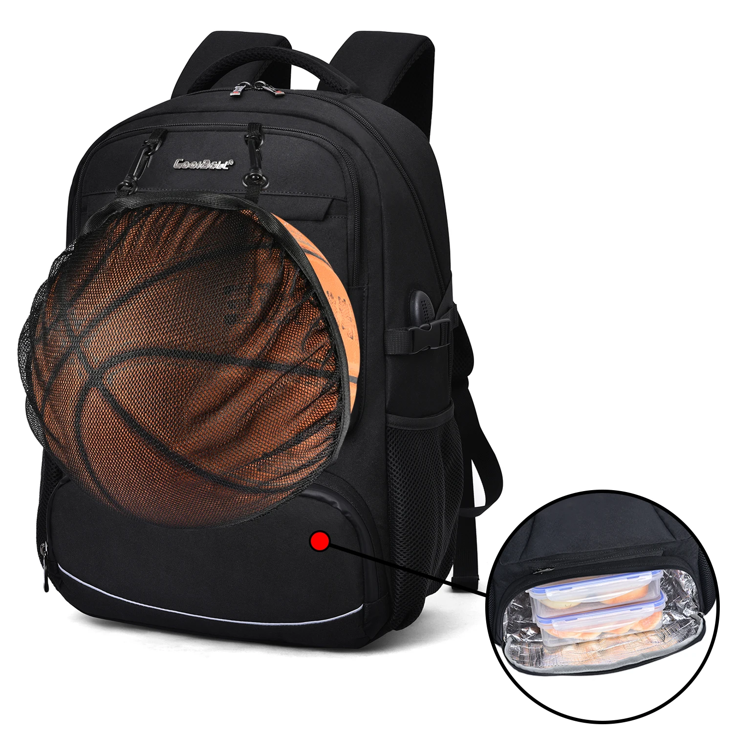 

2021 Wholesale Durable Usb Charging Cooler Compartment Custom School Laptop Other Backpacks Bags for Men Backpack