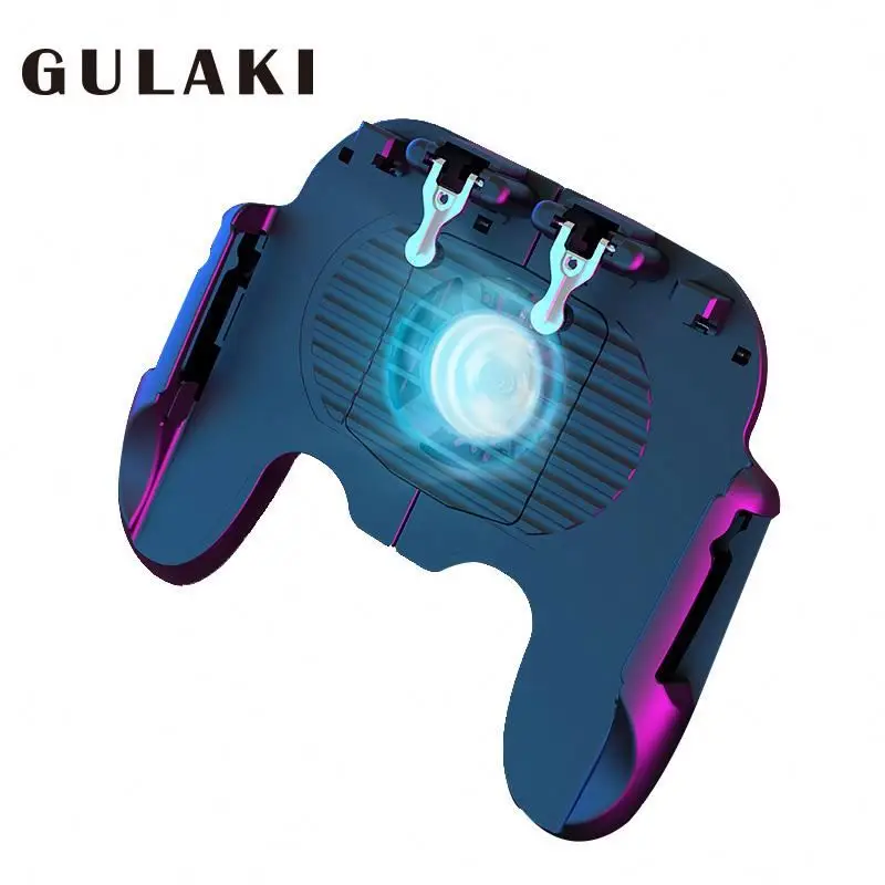 

Mobile game controller REK3v mobile phone gamepad, Black, orange, red, blue