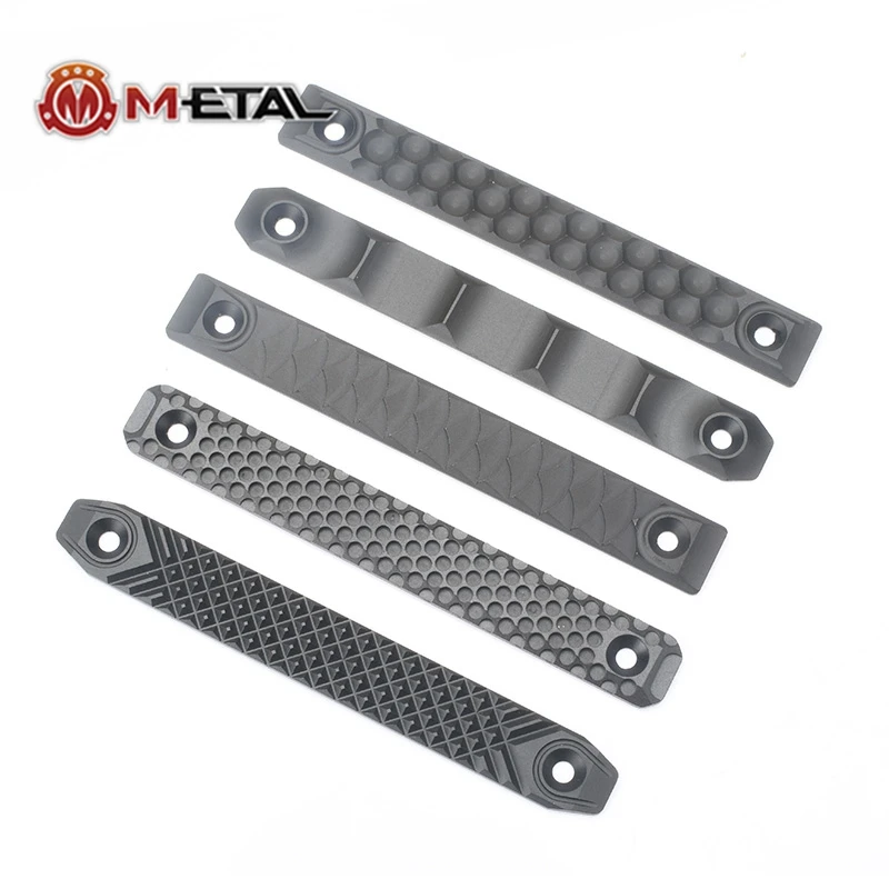 

RS CNC Rail Cover For M-lok and Keymod Long Version, Bk/de