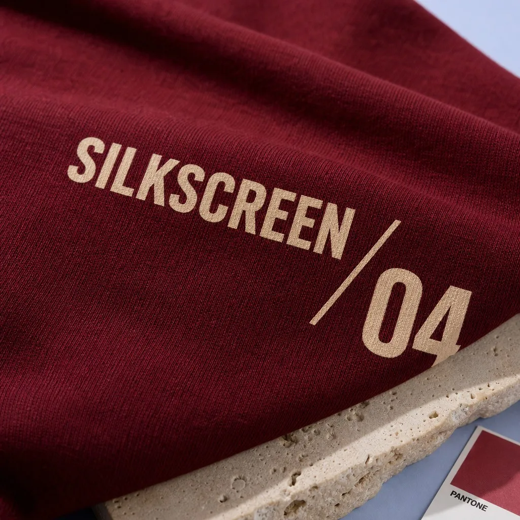 Silkscreen Print Macro Detail