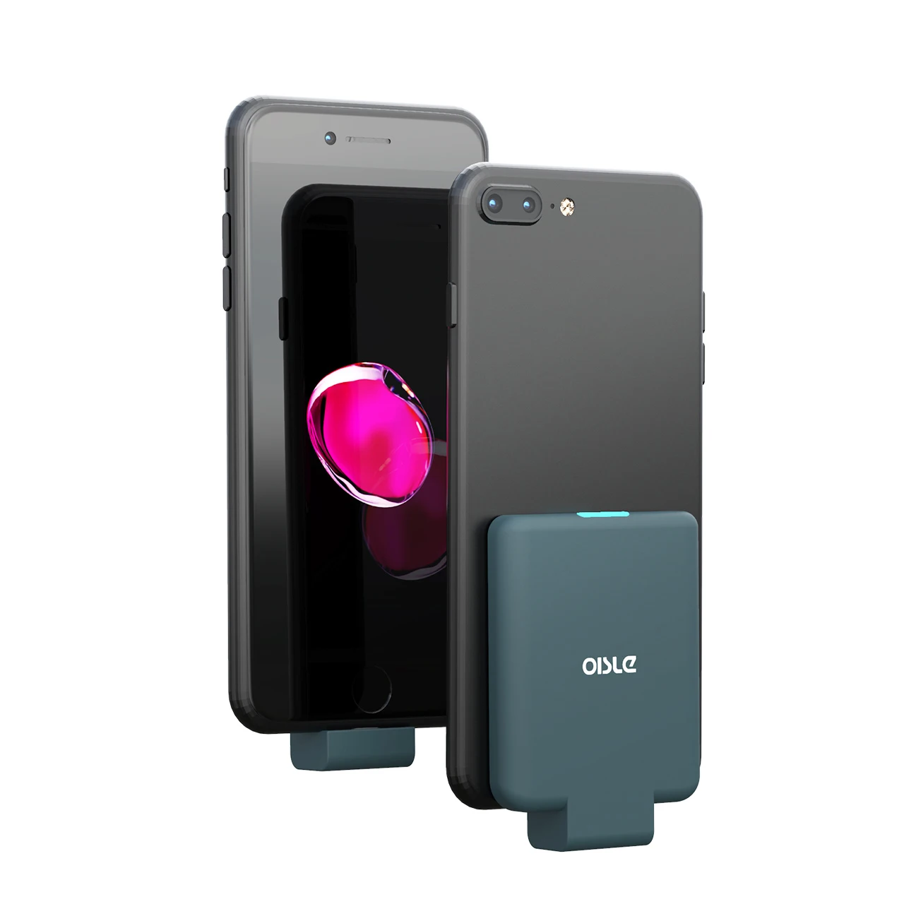 

OISLE Outdoor Portable Battery Battery for iphone Lithium Ion Batteries, White black blue green