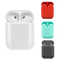 

Free Shipping i12 HIFI TWS Stereo BT 5.0 Waterproof Ear Buds Color Wireless Earbuds Headset with Charging Case
