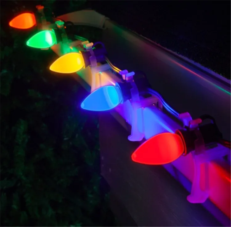 Commercial Grade Christmas Outdoor Decorations Warm White C7 Led Light