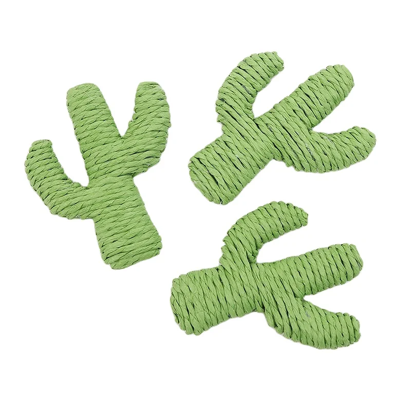 

Novel Pet Toy Paper Rope Cactus Bite Resistant Claws Cat Supplies Paper Rope Green Cactus Cat Toy