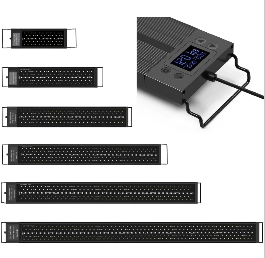 

New Easy to Use Smart Aquarium Accessories Lighting Lamp Aquarium Lights Led Custom Intelligent Aquariums for Fish Tank Plants