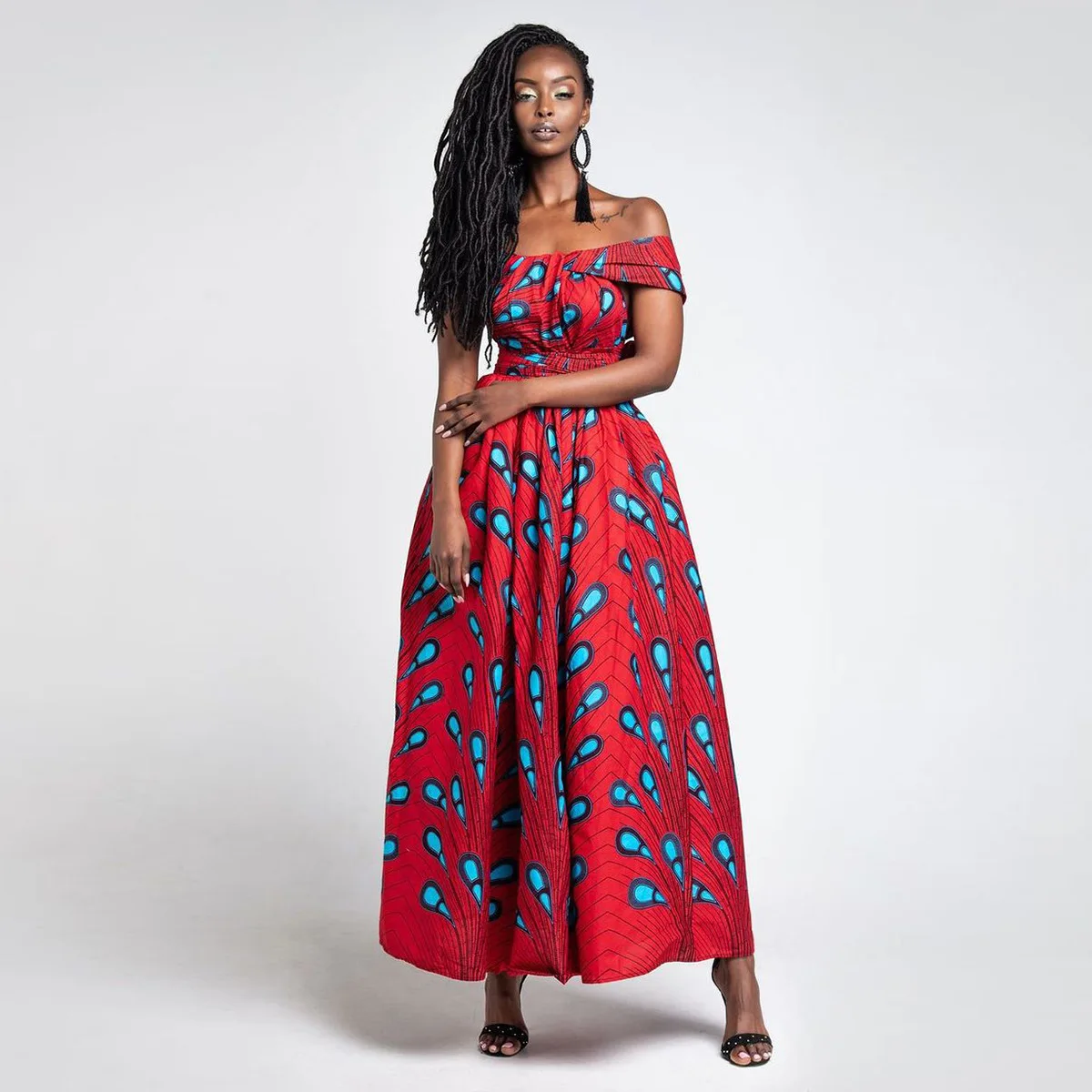 

African Dresses Summer Robe Femme Digital Print Short Dress Women Sleeveless Dress Africa Clothing
