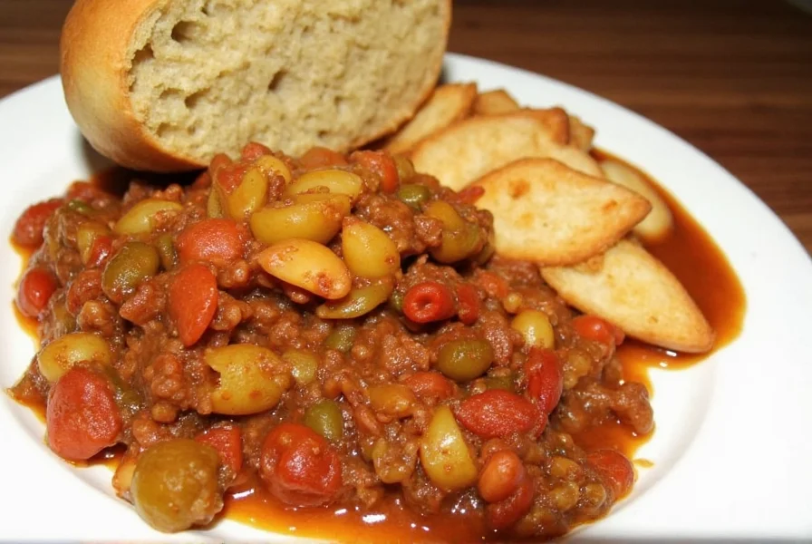 Chilli simmering in a pot