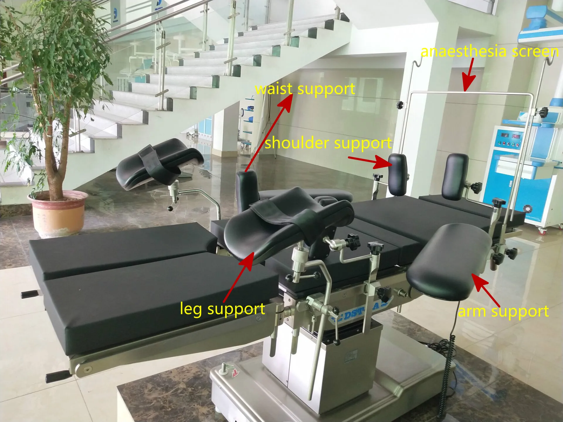 operation bed 3008dElectric surgical table with stainless steel