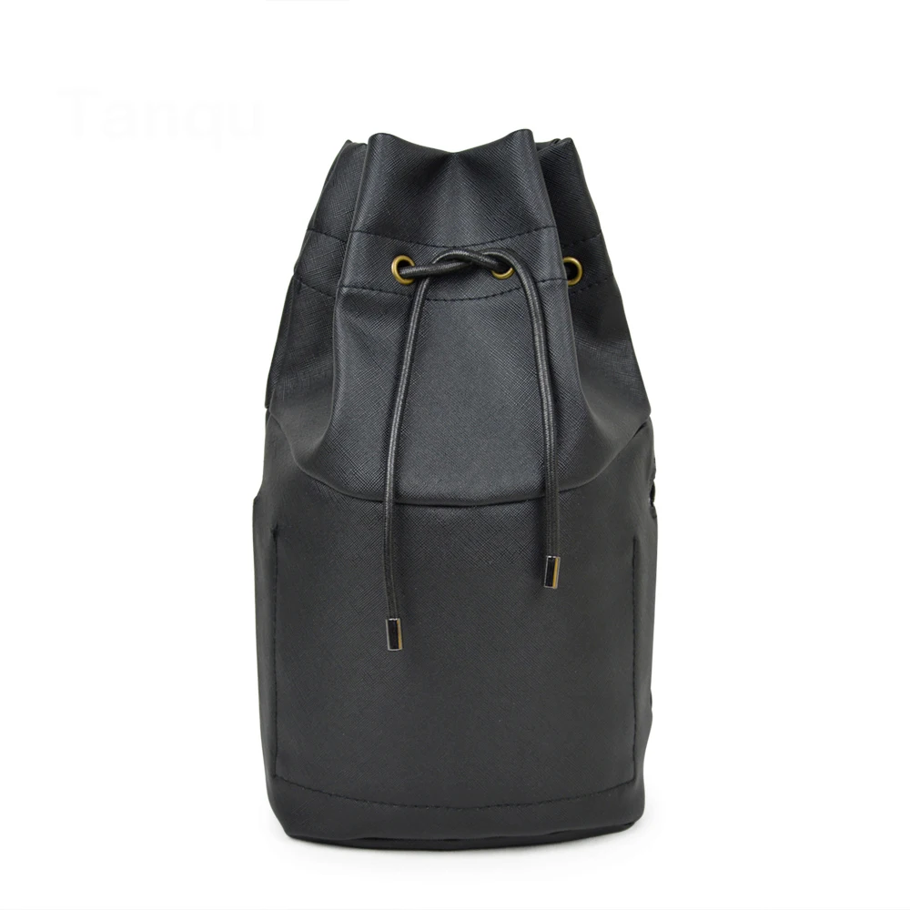 

2021 New PU leather Inner Pocket insert with Drawstring with Buckle for obag O basket women Bag