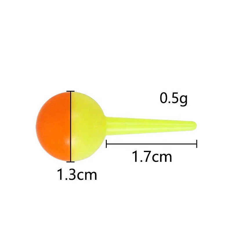 

Super high quality fishing gear plastic ball float 3cm 0.5g fishing float plastic hollow float ball, As picture