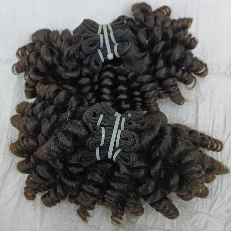 

LetsFly Wholesale Kinky Curly 20pcs/lot Brazilian Remy Human Hair Unprocessed Virgin Kinky Curly Hair Vendor