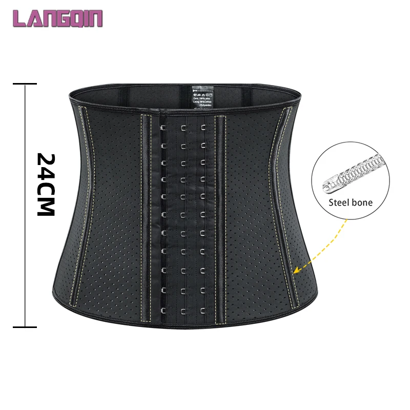 

Wholesale De Tight Body Shapers Women Sexy Colombian Latex Waist Trainer 9 Steel Boned Corset, Picture logo