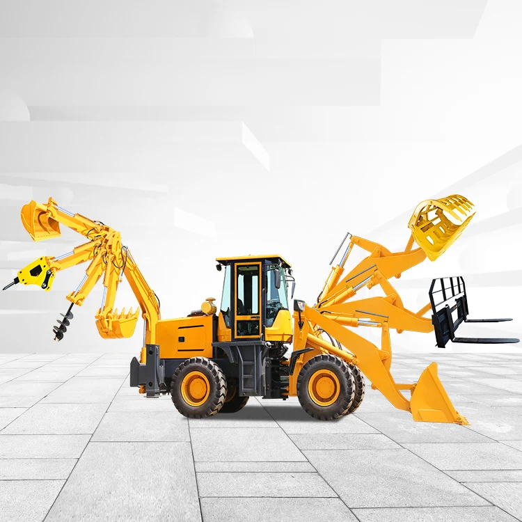 

On sale mini 75 hp 2 ton backhoe loader machine construction