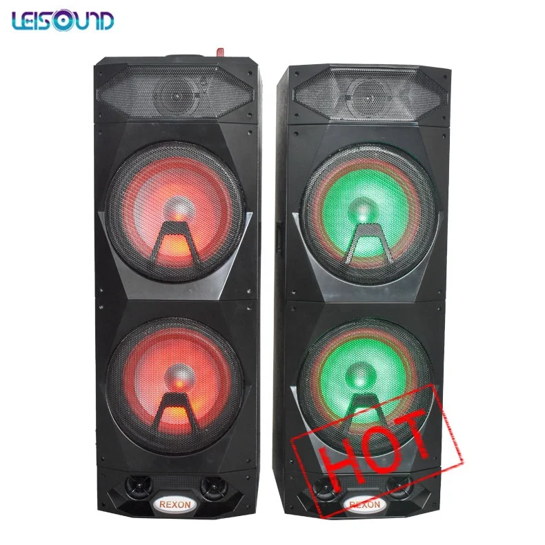 

leisound 2020 latest popular model sound system professional audio dj speaker with wireless microphone