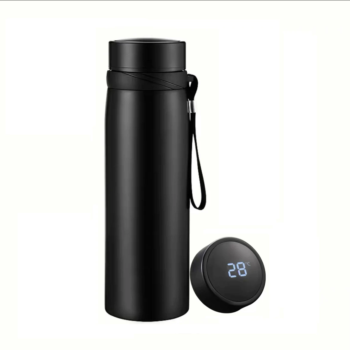 

Vacuum Flasks hot LED Digital drink Bottle Vacuum Mug Stainless Steel thermos water bottle waterproof with digital display, 7 colors available