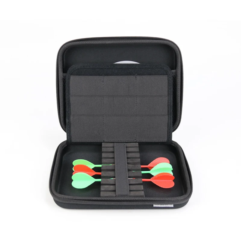 

Hot Selling Waterproof Darts Case EVA Storage Box Carrying Cases For Dart Accessories Fittings With Handle EVA Cutting Tray, Customized color