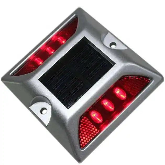 Cheapest pathway solar cat eye road stud for led blinking marker singal aluminum warning light