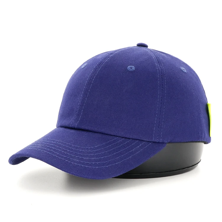 6 面板海军蓝色空白可调定制棒球帽