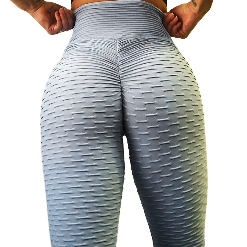 

2021Amazon hot sale Women's Sports Tight Waist Yoga Pants Leggings Fitness Sportwear Wholesale Booty Gym women