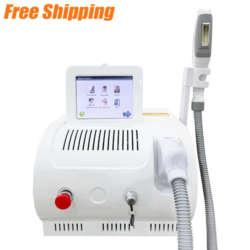 

Free Shipping Alma Portable Diode Laser Hair Removal Machine with SHR IPL OPT, White