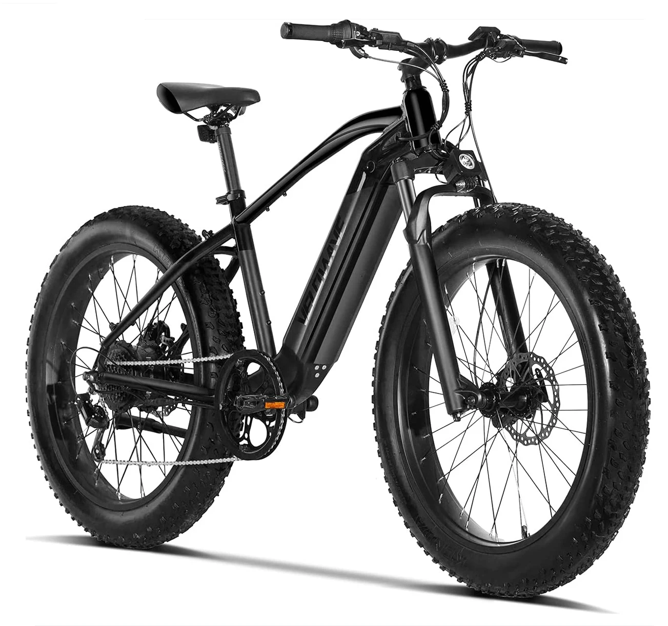 

US Free Shipping Drop Ship Big Sell Adults 750W 48V 16Ah Lithium Battery Electric Bicycle Bike 26'' Fat Tire 25M Ebike, Black