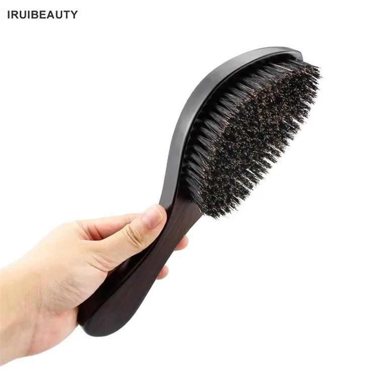 

Wholesale Custom Logo Wooden Curve Men Wave Hair Brushes
