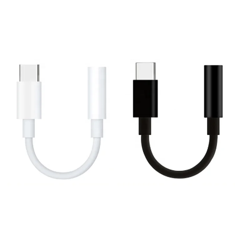 

Type C To 3.5mm Earphone Port Adapter Cable USB-C Aux Audio Converter For mobile phone, As picture,customize