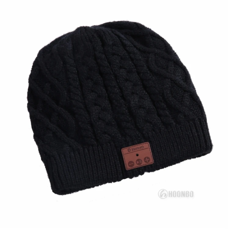 Good Headphone Beanie Hat Running Universal Headset Beanie Music Hat with Mic