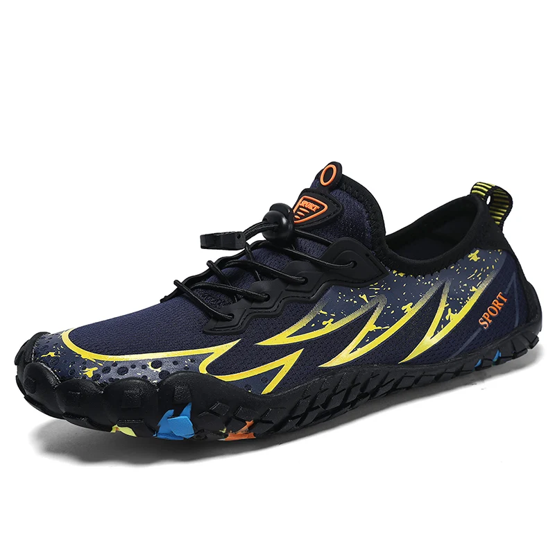 

Large Size Men's Quick Dry Hiking Shoes Swim Diving Shoes Walking Water Shoes, As photos