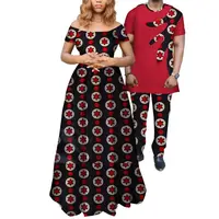 

wholesale 100% cotton summer dresses lover couple clothing WYQ179