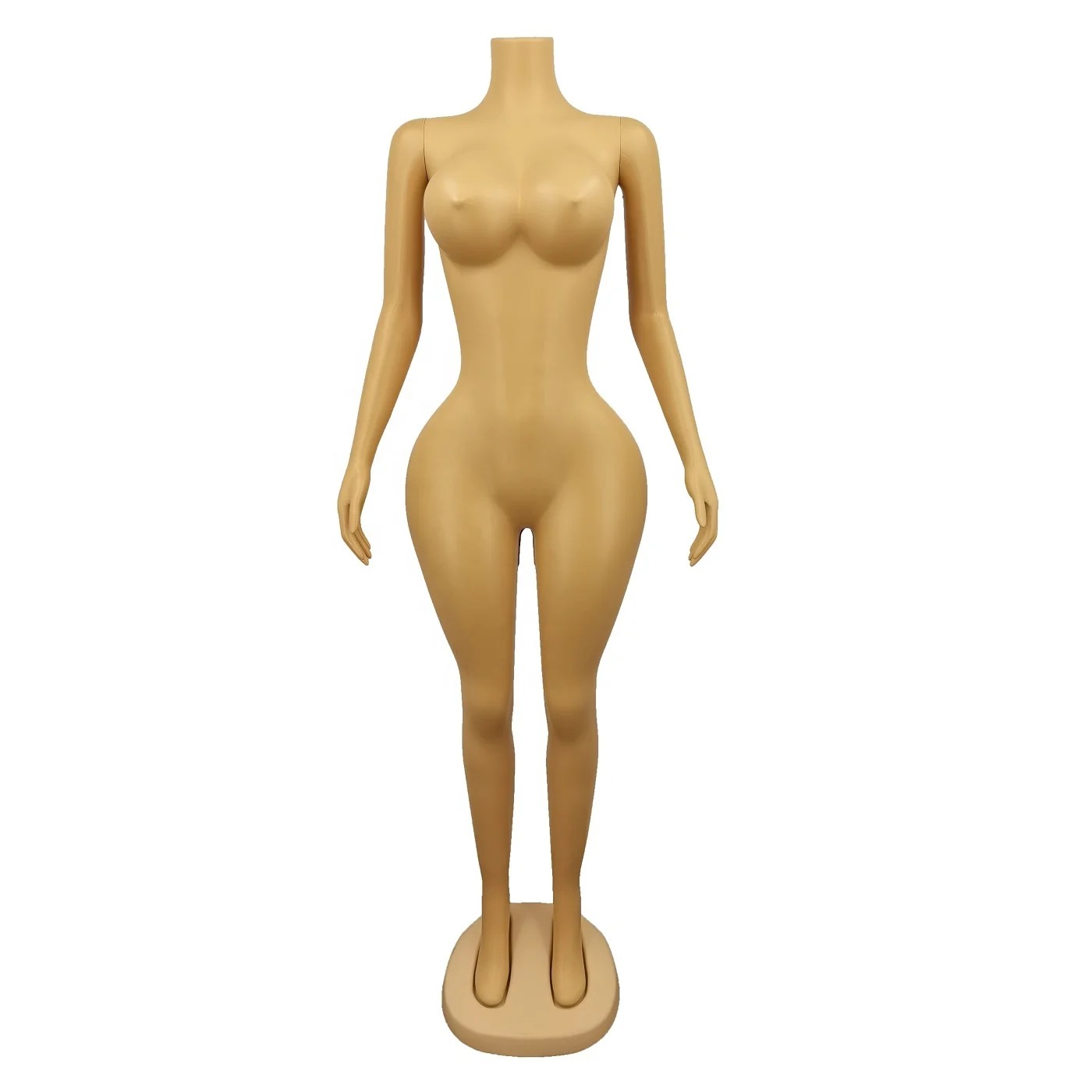 Curvy BBL Full Size Brazilian Big Bust Ass Manikin Sexy Girl Swim Suit Bikini Panties Female Beachwear Headless Mannequin