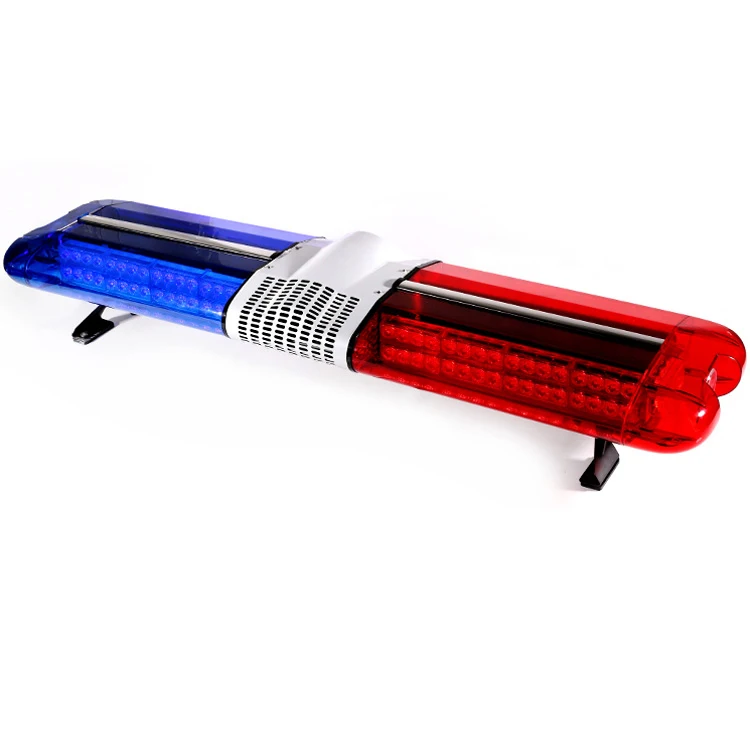 High quality 144W/120CM emergency warning red /blue roof mount police led blinker light bar