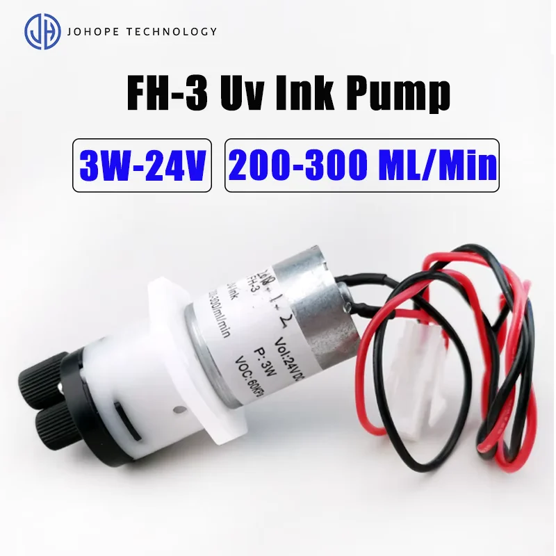 Original Printer Printing Uv Ink Pump 3w 24v Fh-3 Uv Ink Pump