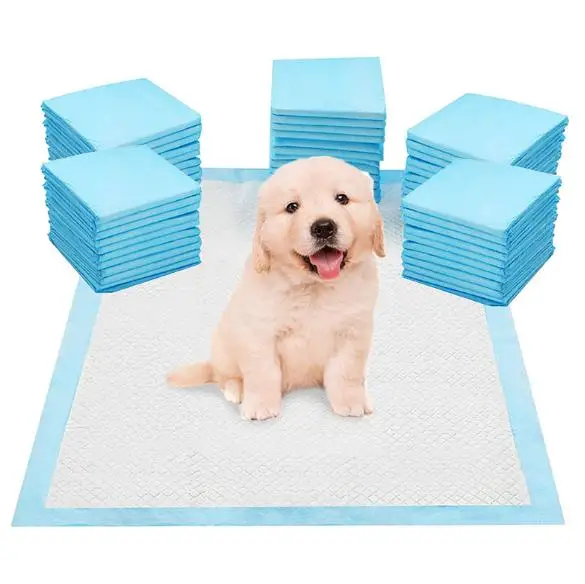 

Wholesale Super Absorbent Pet Training Dog Pee Pad Puppy Training Potty Pee Pads puppy training pads, Blue