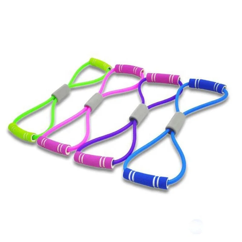 

Gym Word Elastic Band Chest Rubber Expander Rope Sports Workout Elastic belt Fitness Equipment Yoga Training, Optional