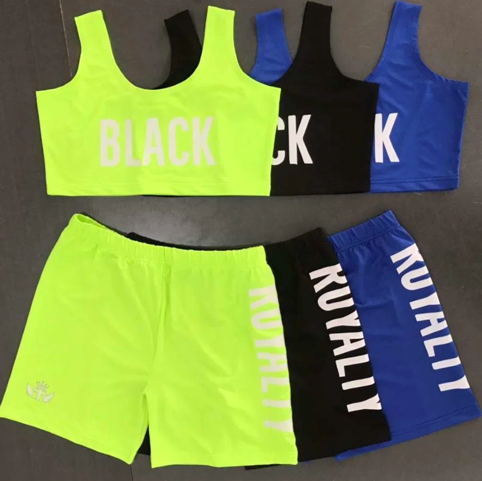 

Eco-friendly Sweet Women Sports Shorts Set