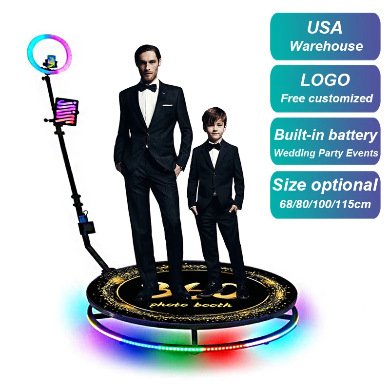 

Party Supplies New Hot Sale Portable Selfie Photo Booth Stand Open Air Wedding Party and Business Event Photobooth