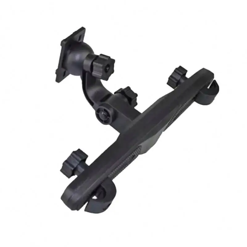 

Phone tablet pc stand mount taxi headrest bracket, Black