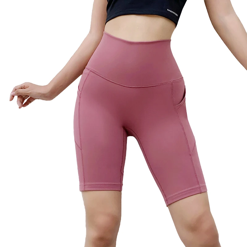 

New Arrival High Waist Workout Tummy Control Non See-Through Athletic Yoga Pants Shorts, Picture