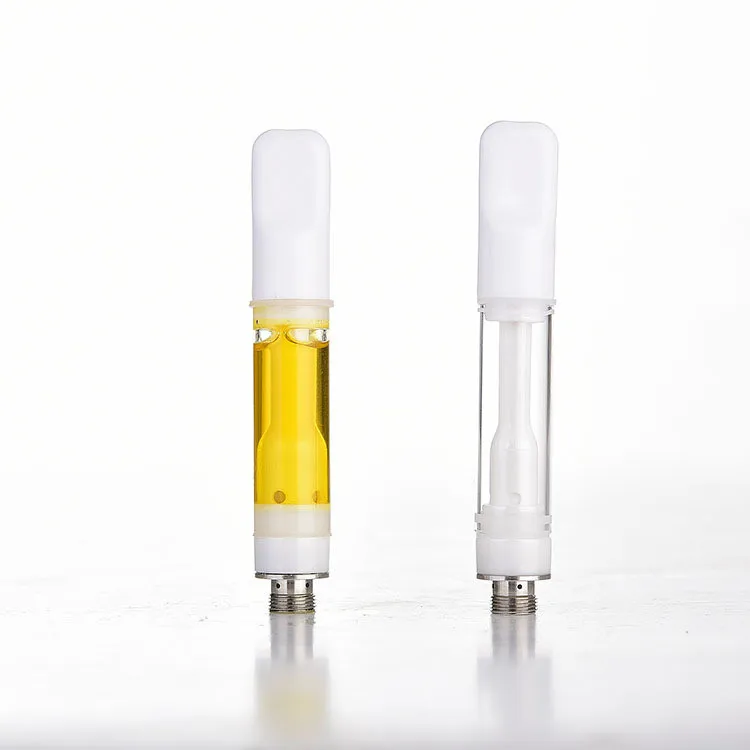 
innovative products 2020 lead free no metal 0.5 ml 1.0 gram full ceramic vaporizer cartridge 