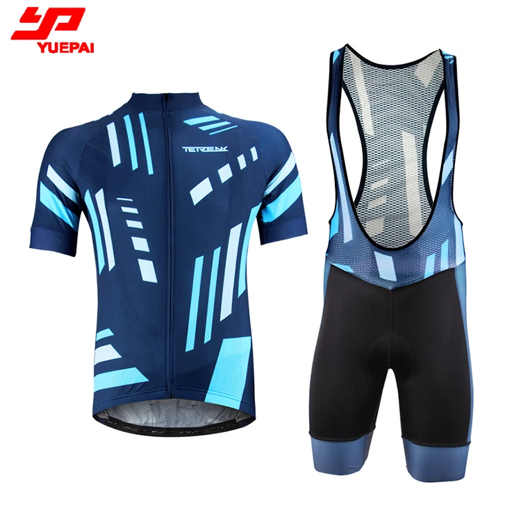 Sublimation Custom Quick Dry Fabric 3d Padded Bicycle Cycling Jersey
