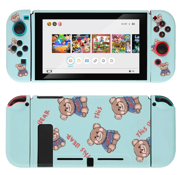 

Thin frosted sleeve split shell for Nintendo switch protective case silicone cover, Picture