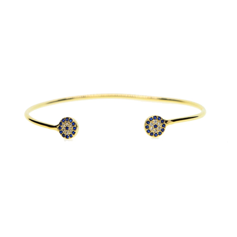

Promotion Fashion Concise Evil Eye Bracelet Gold Adjustable Bracelet for Women Jewellery Accessories