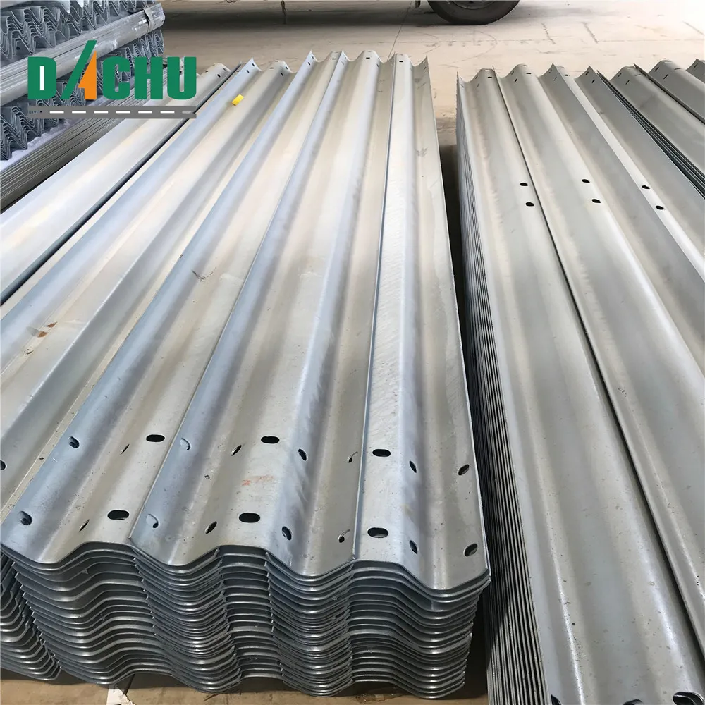 

Cost-effective Urban Road Protection W Beam Safety Guard Rail with Zinc coating, Galvanized silver or customized