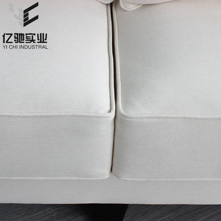 
Shanghai YiChi European style white premium fabric sofa 