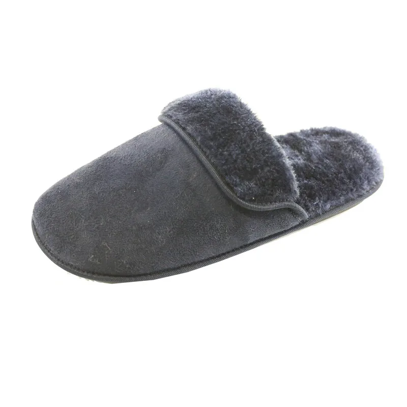 

Factory wholesale Men'indoor antiskid cozy faux rabbit fur home fluffy slippers