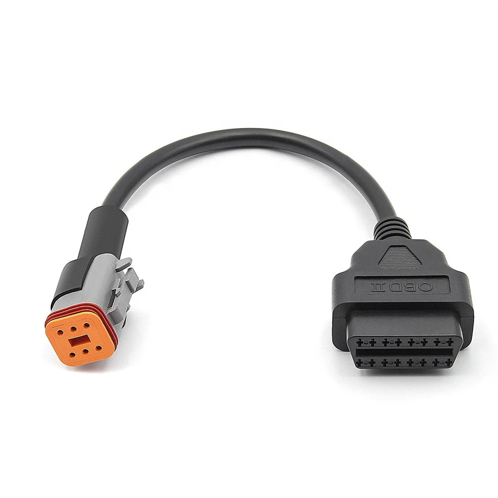 

OBD Connecting Cable for Motorbike 6PIN To 16PIN OBD2 Connector Compatible For Harley Motorcycle